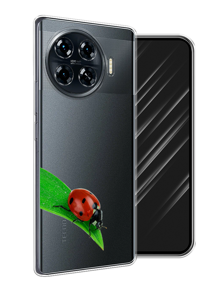 

Чехол Awog на Tecno Spark 20 Pro Plus "На счастье", Белый;красный;зеленый, 305050-1