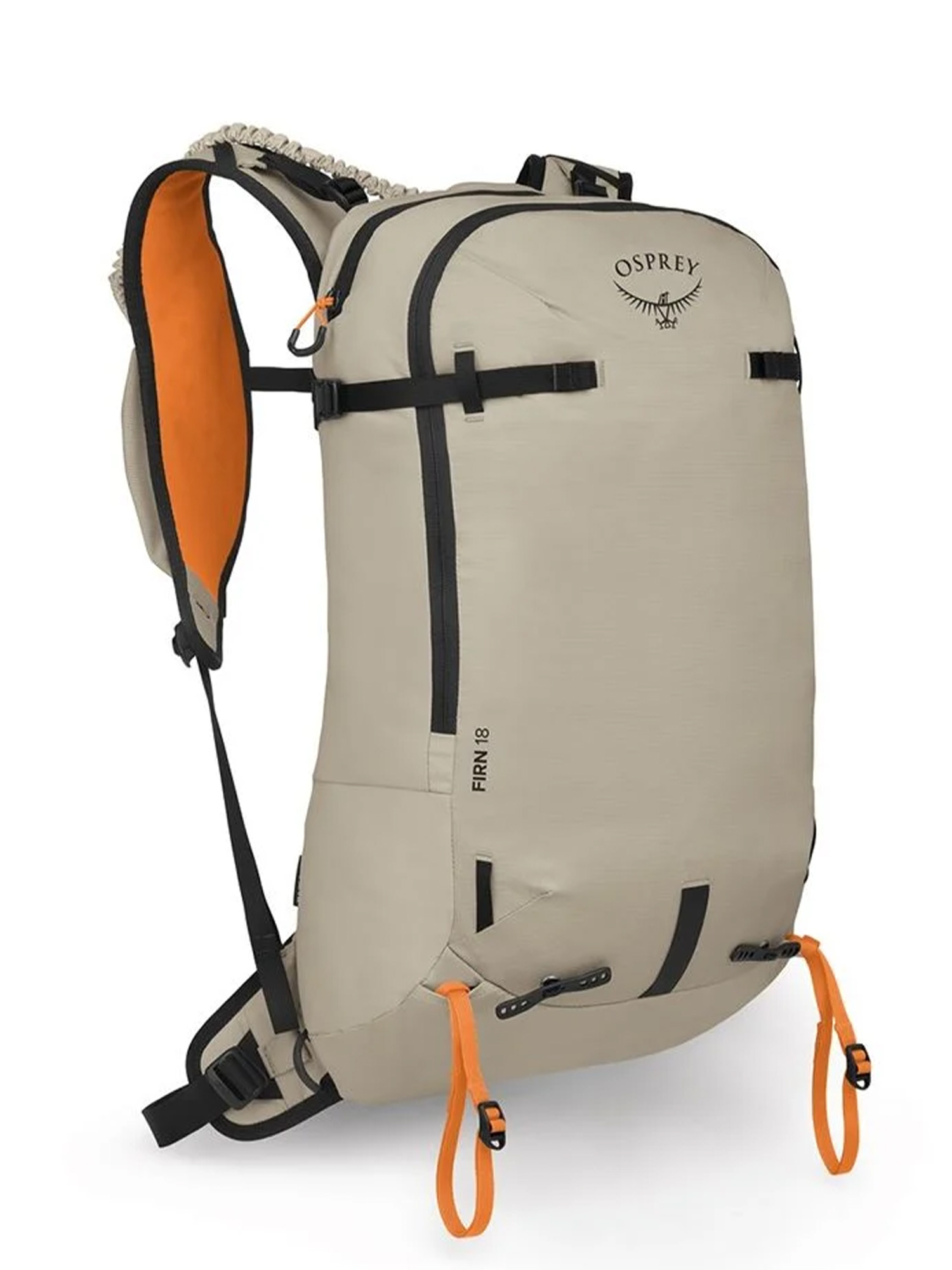 

Рюкзак Osprey Firn 18 Sandy Grey/Tequila Orange (US:M/L) 2024-25, Бежевый, Firn 18