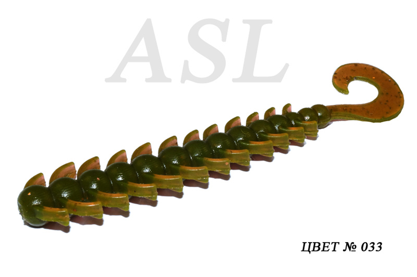 

Силиконовая приманка ASL Бакси цв. 033 L-5см 10шт/уп, Бакси