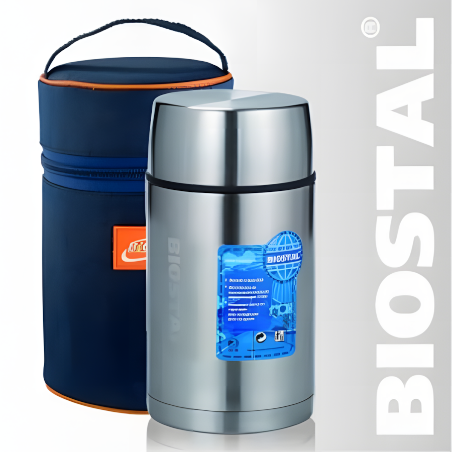 

Термос Biostal Авто NRP-1000, 1 л, широкое горло, серебристый