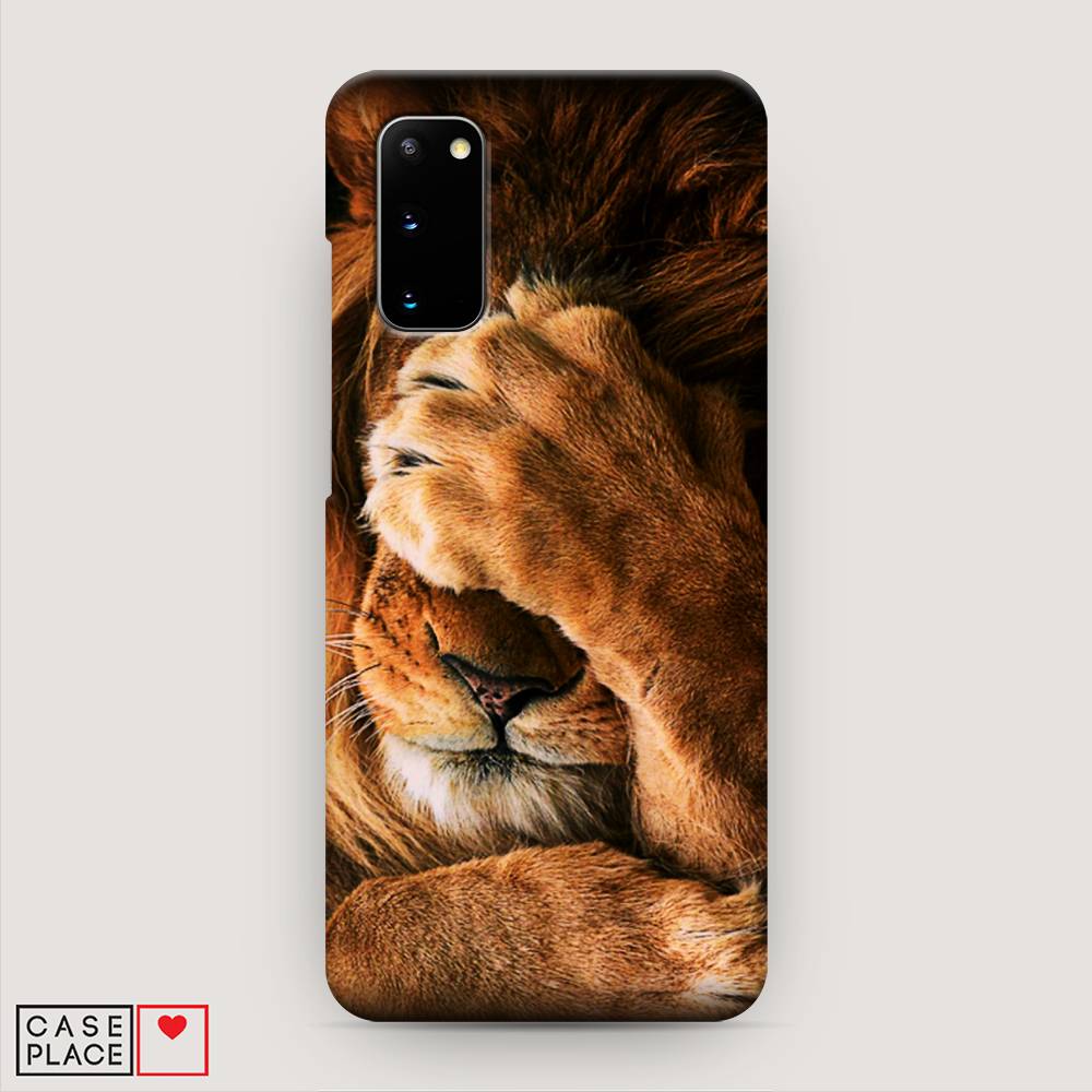 

Пластиковый чехол "Львиный стыд" на Samsung Galaxy S20, 29220-1