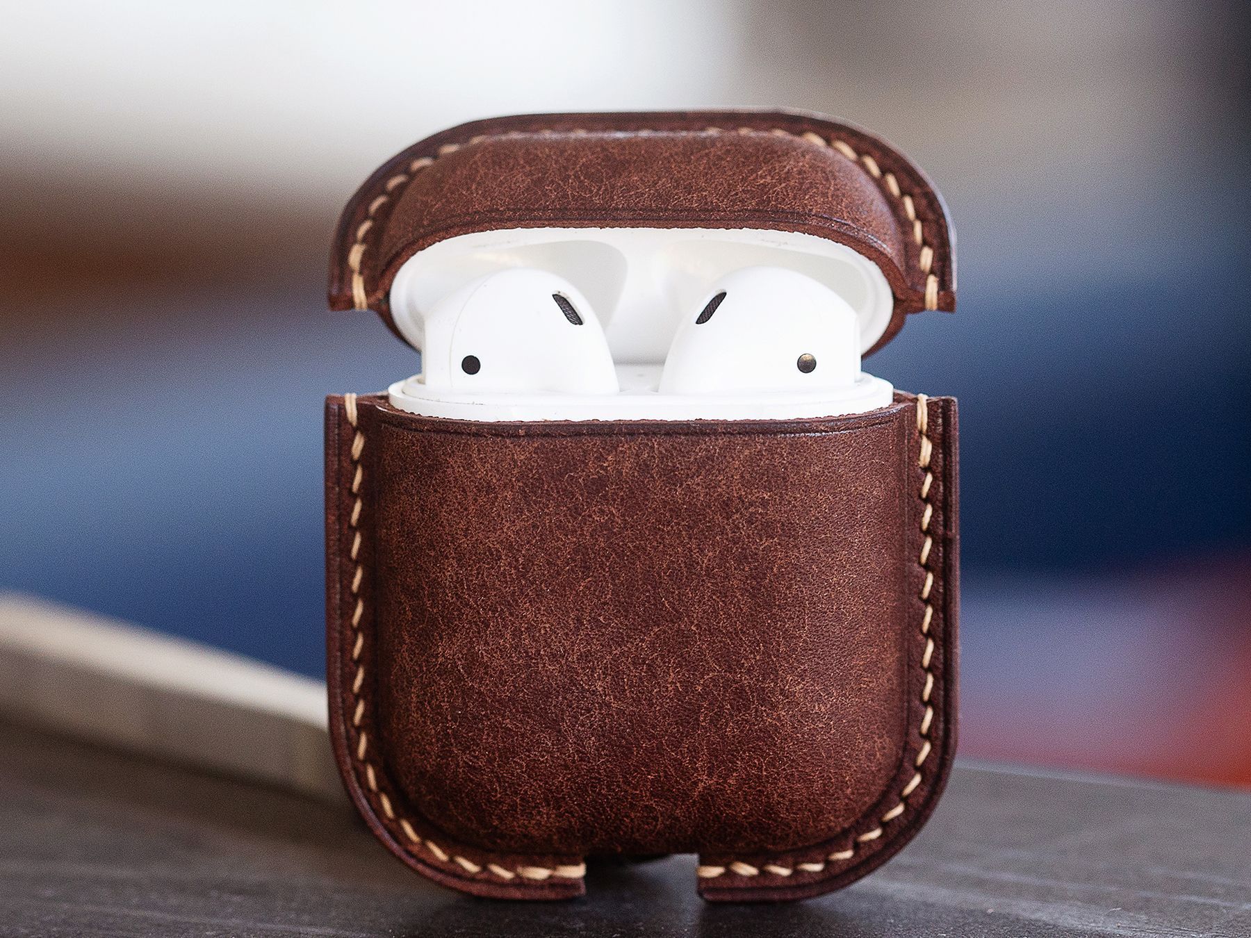 

Чехол для AirPods 1 / AirPods 2 из натуральной кожи Табачный, Коричневый, Airpods1