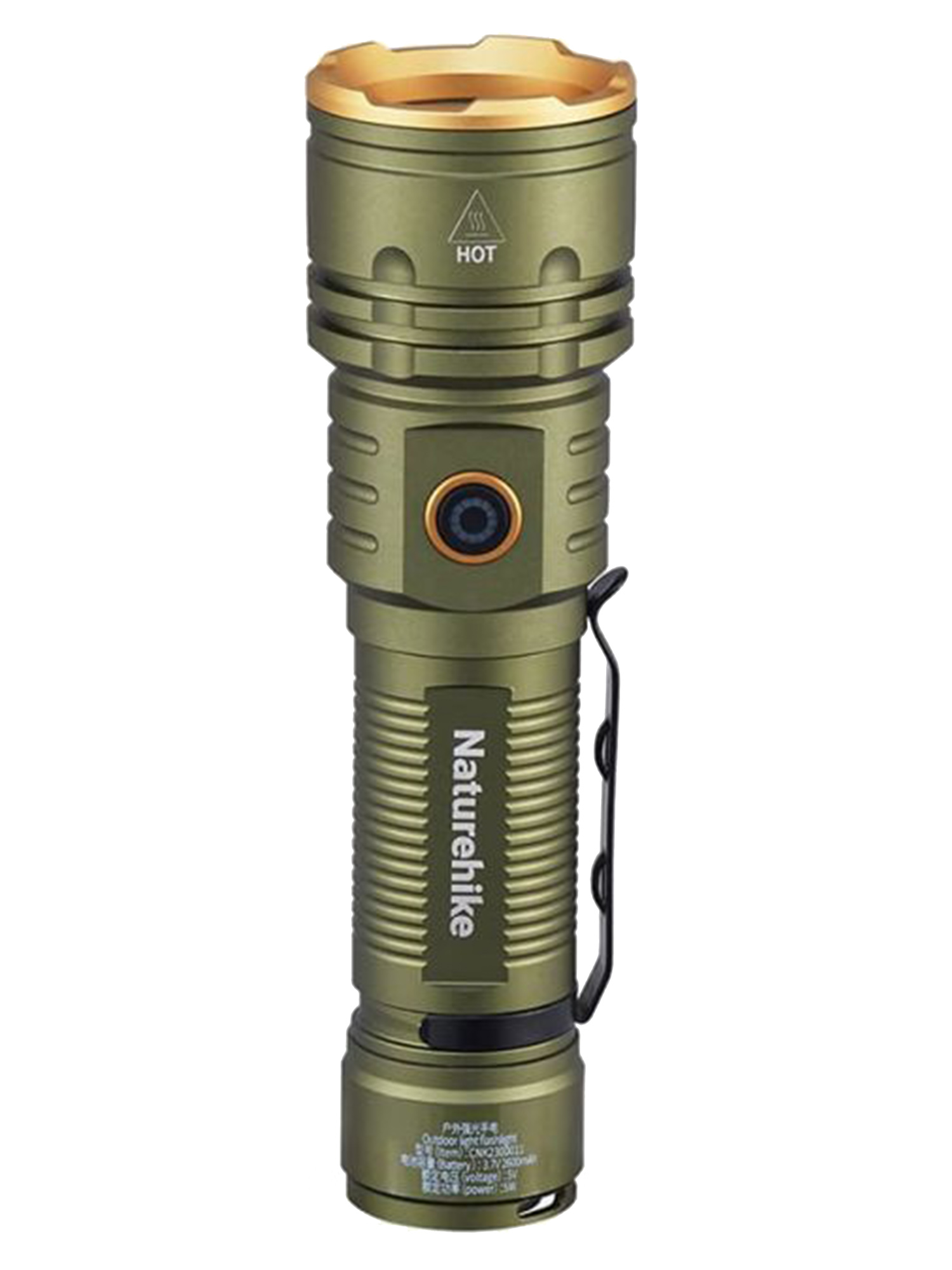 Фонарь кемпинговый Naturehike Outdoor Glare Flashlight M Green (б/р) 2025