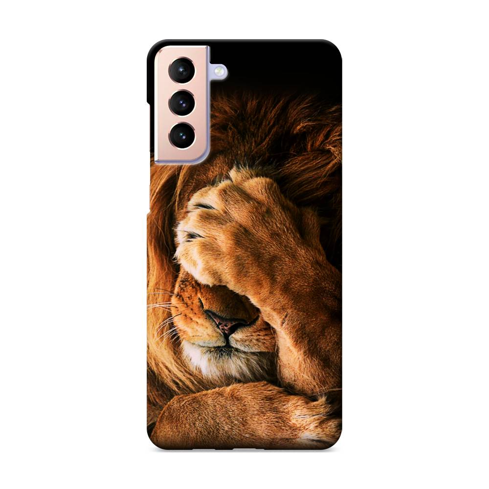 

Пластиковый чехол "Львиный стыд" на Samsung Galaxy S21 +, 2102120-1