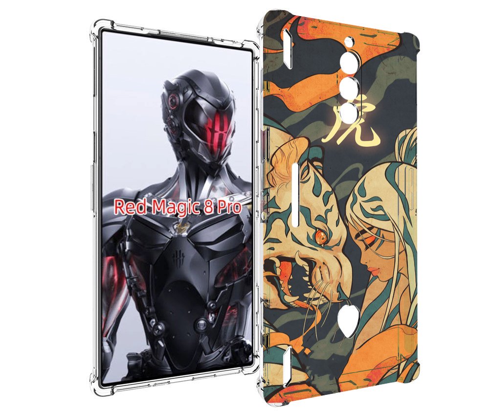 

Чехол MyPads Тигр и девушка друзья для ZTE Nubia Red Magic 8 Pro / Red Magic 8 Pro Plus, Tocco