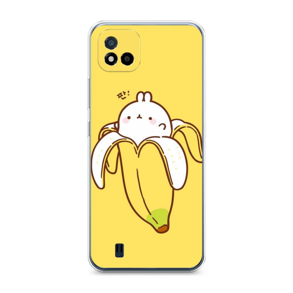 

Чехол Awog на Realme C11 (2021) "Зайчик-бананчик", Разноцветный, 257550-2