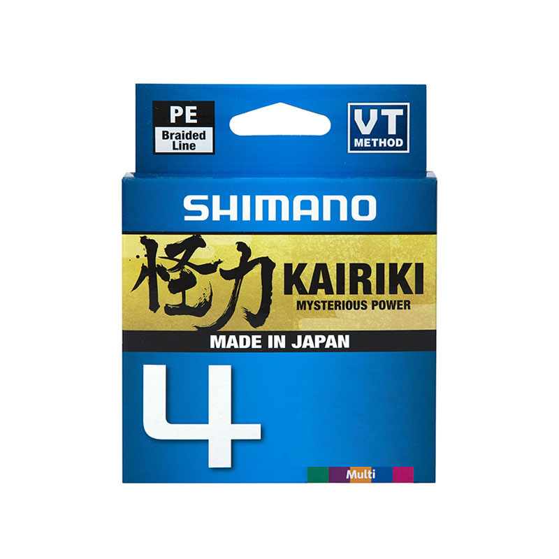 Леска Shimano Kairiki 4, 150м, 26кг, разноцветная