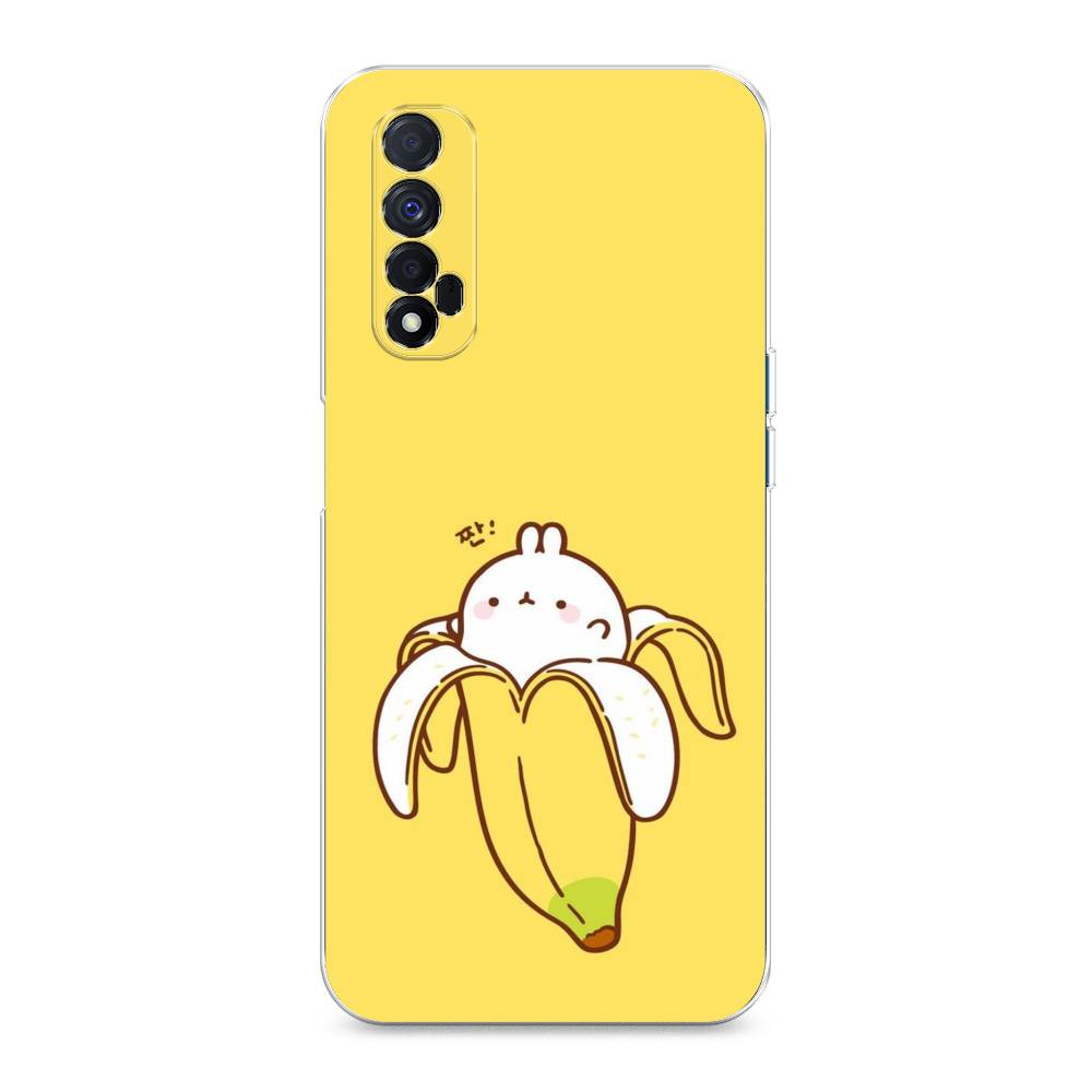 

Чехол Awog на Realme Narzo 30 4G "Зайчик-бананчик", Разноцветный, 257650-2