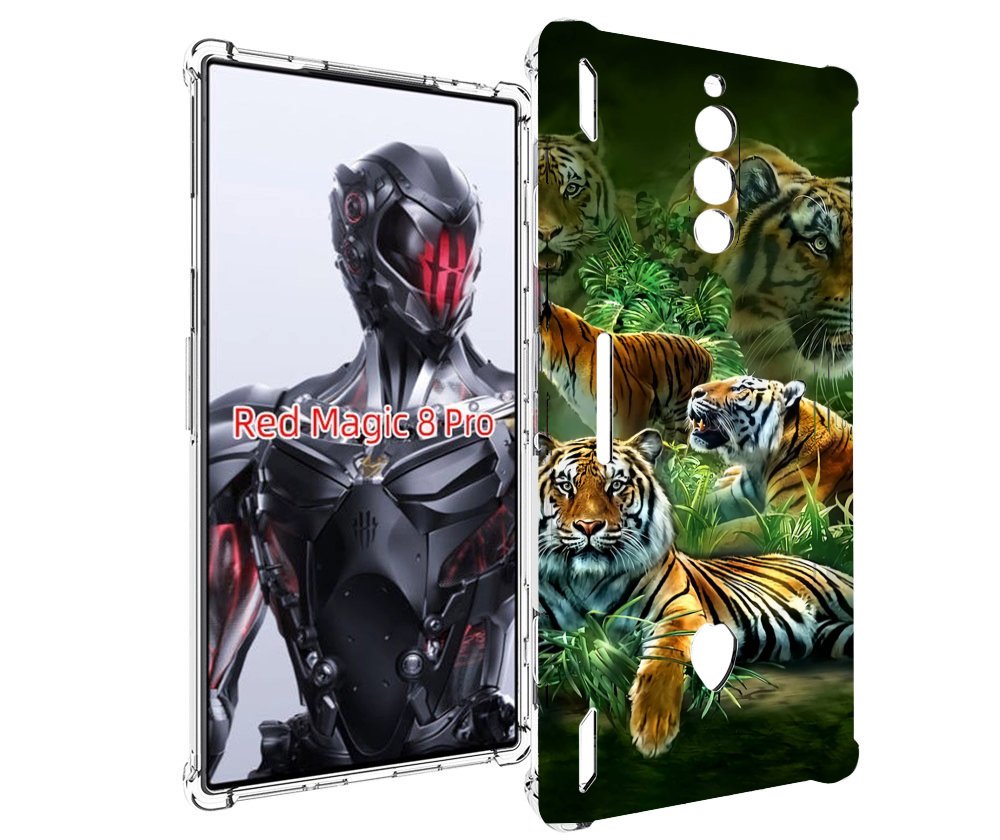 

Чехол MyPads Тигры для ZTE Nubia Red Magic 8 Pro / Red Magic 8 Pro Plus, Tocco