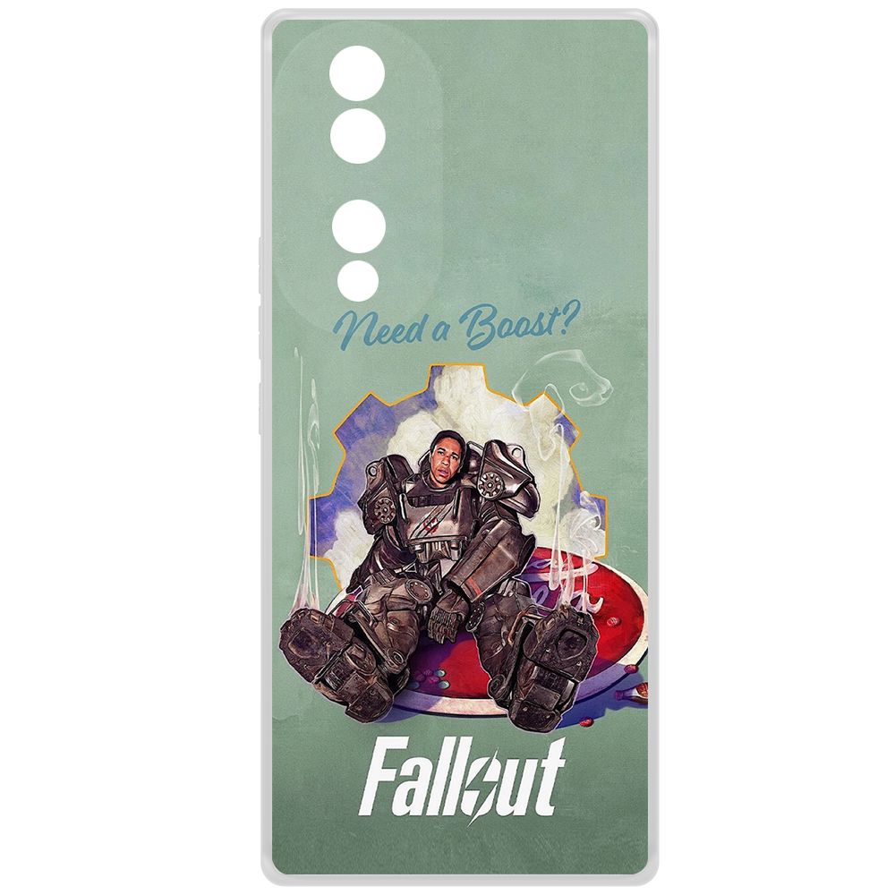 

Чехол-накладка Krutoff Clear Case Фоллаут (Fallout) - Нужно ускорение для Honor 70