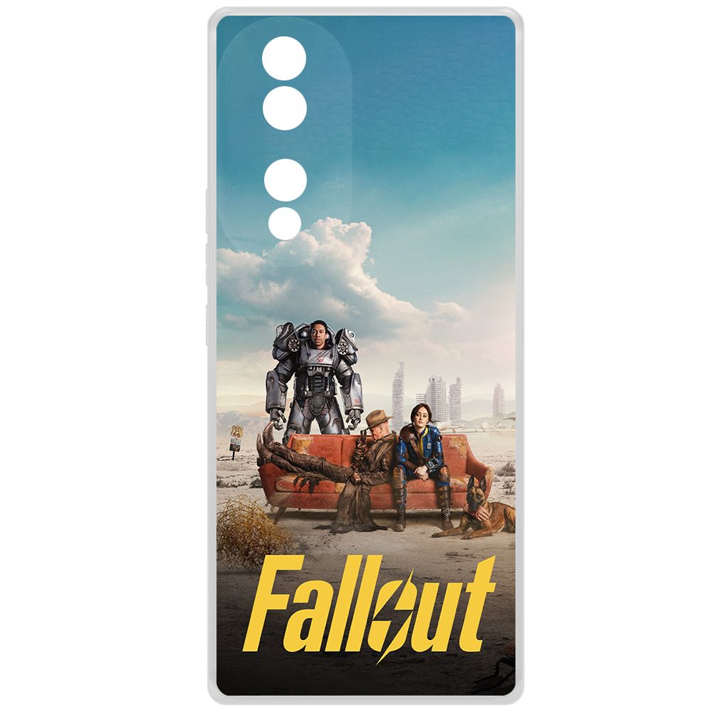 

Чехол-накладка Krutoff Clear Case Фоллаут (Fallout) - Постер для Honor 70, Прозрачный