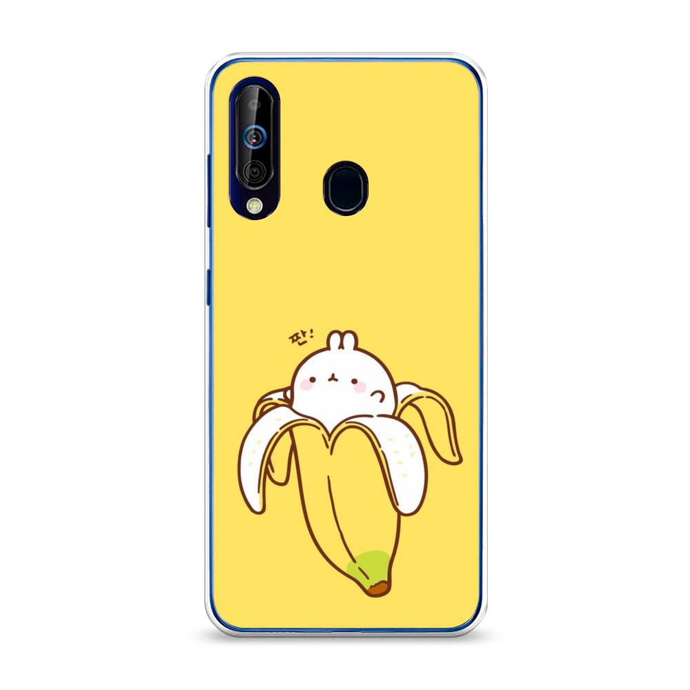 

Чехол Awog на Samsung Galaxy A60/M40 "Зайчик-бананчик", Разноцветный, 28250-2