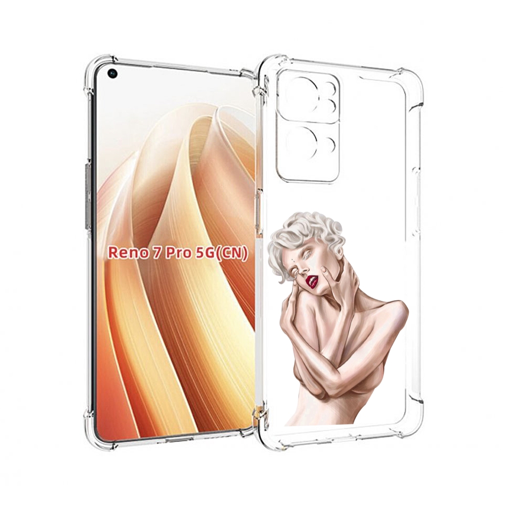 

Чехол MyPads Мигера женский для OPPO Reno7 Pro 5G, Прозрачный, Tocco