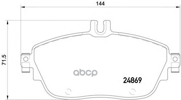 

Колодки Дисковые Передние Mb W176/W246 1.5-2.2I/Cdi 11> 2486901