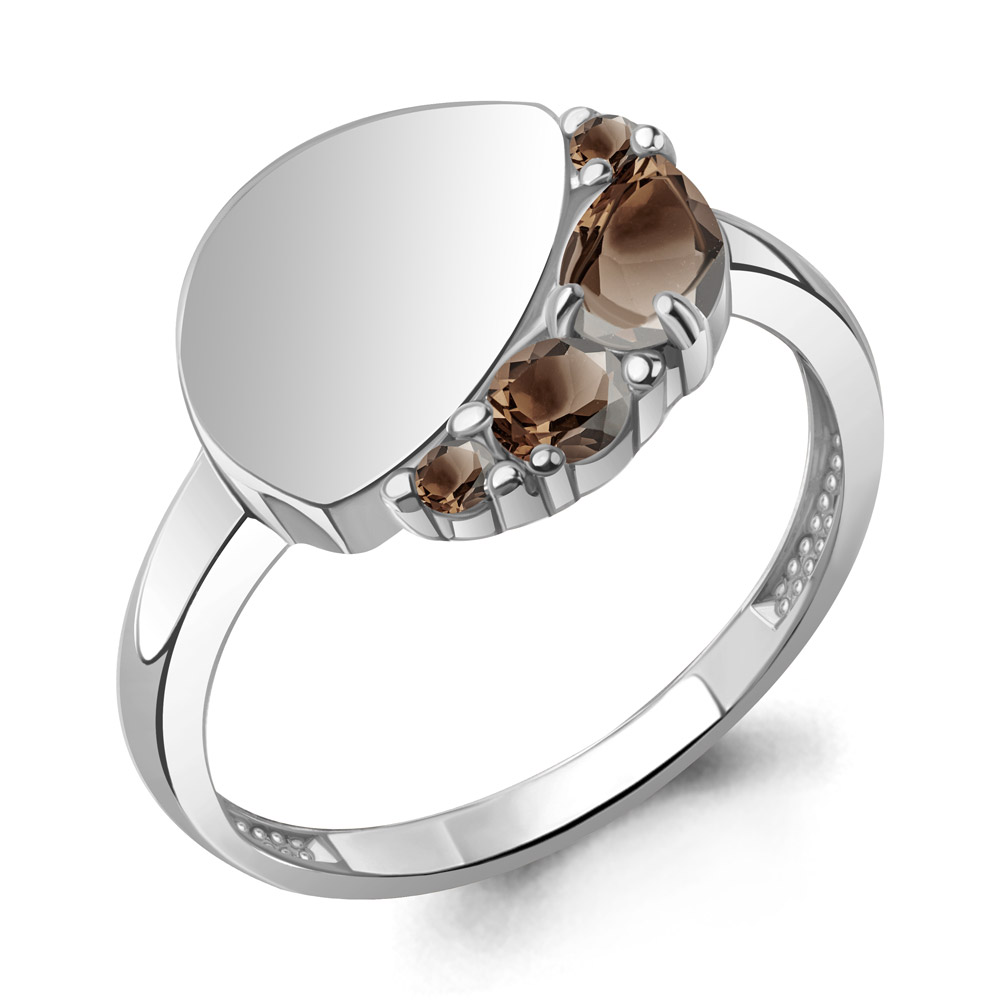 

Кольцо из серебра с кварцем р., Aquamarine 6975201, 6975201_925_р