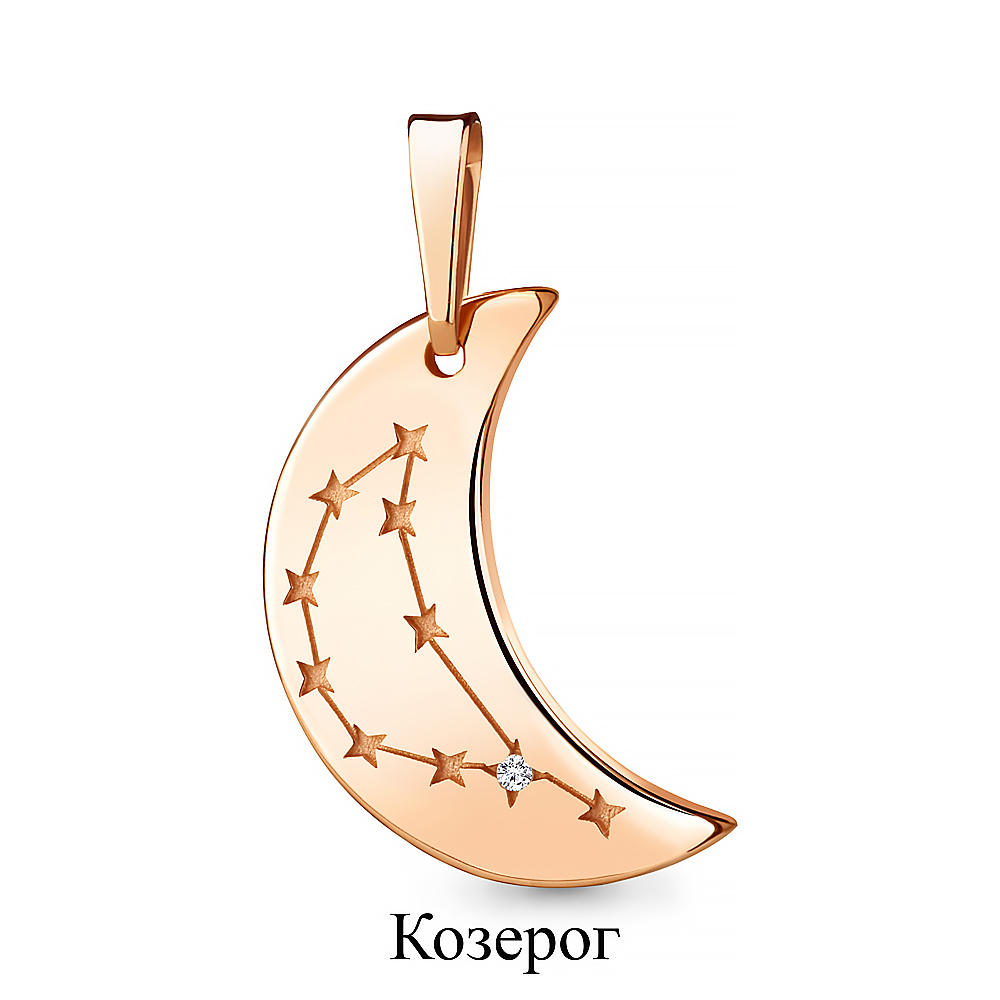 

Кулон из серебра с фианитом Aquamarine 24484А, 24484А_925_з