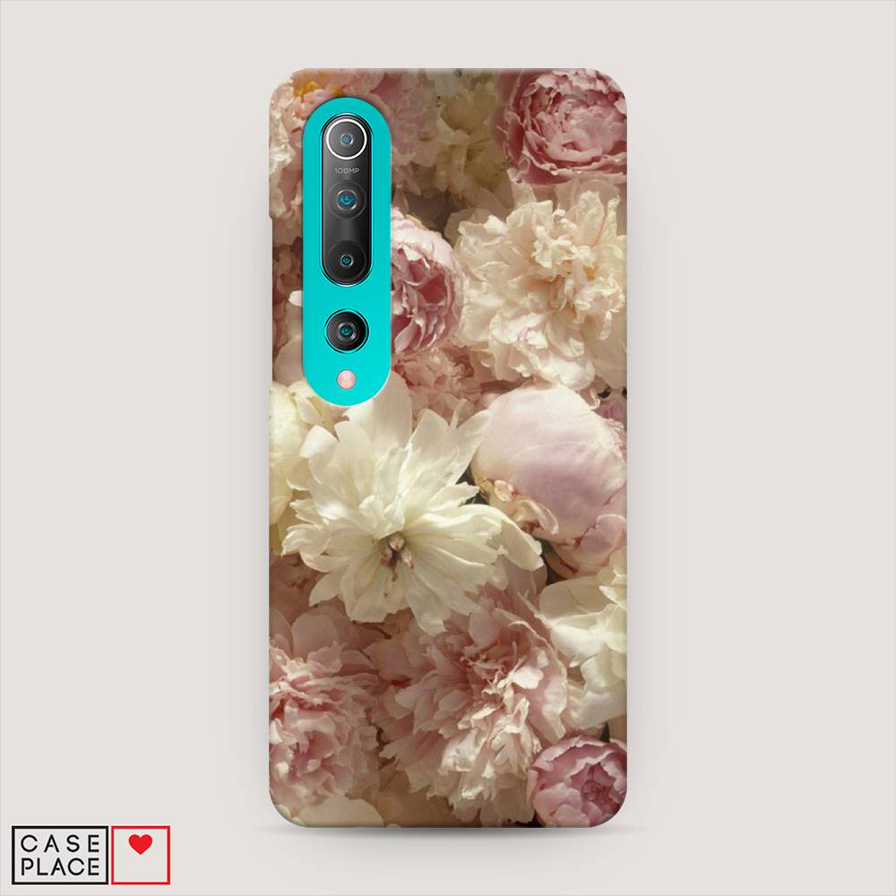 

Пластиковый чехол "Пионы светлые" на Xiaomi Mi 10 Pro, 37820-6