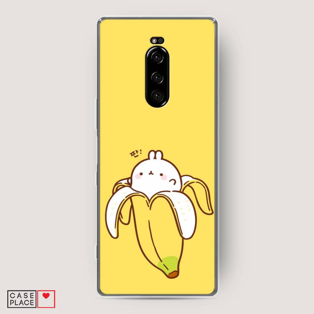 

Чехол Awog на Sony Xperia 1/XZ4 "Зайчик-бананчик", Разноцветный, 54250-2