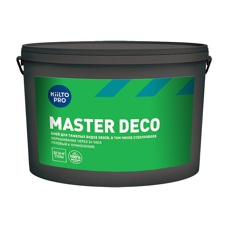 фото Клей для стеклообоев kiilto master deco готовый 10 кг