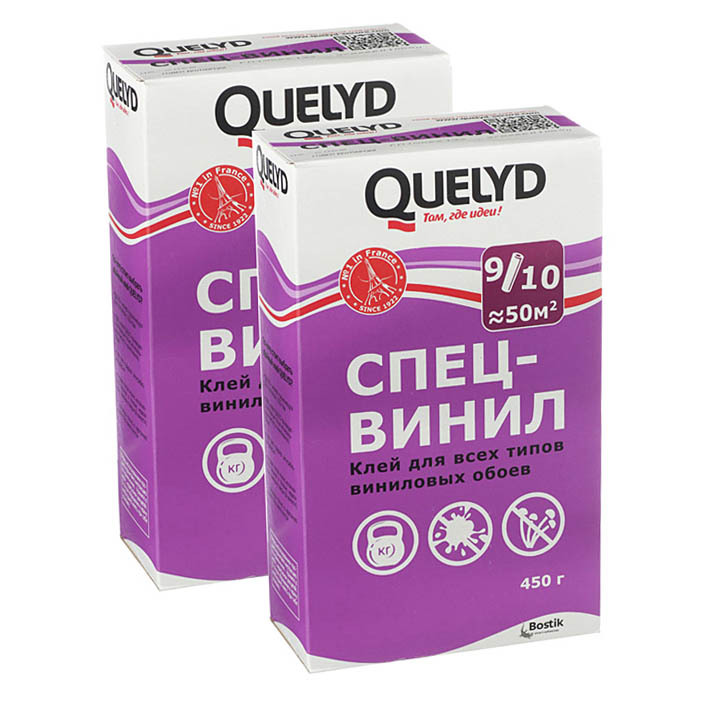 фото Клей для виниловых обоев quelyd спец-винил 450 гр (2 шт.)