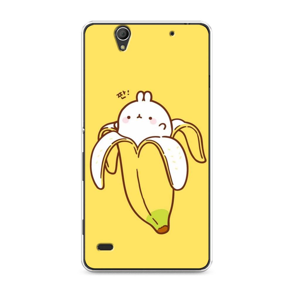 

Чехол Awog на Sony Xperia C4 "Зайчик-бананчик", Разноцветный, 52650-2