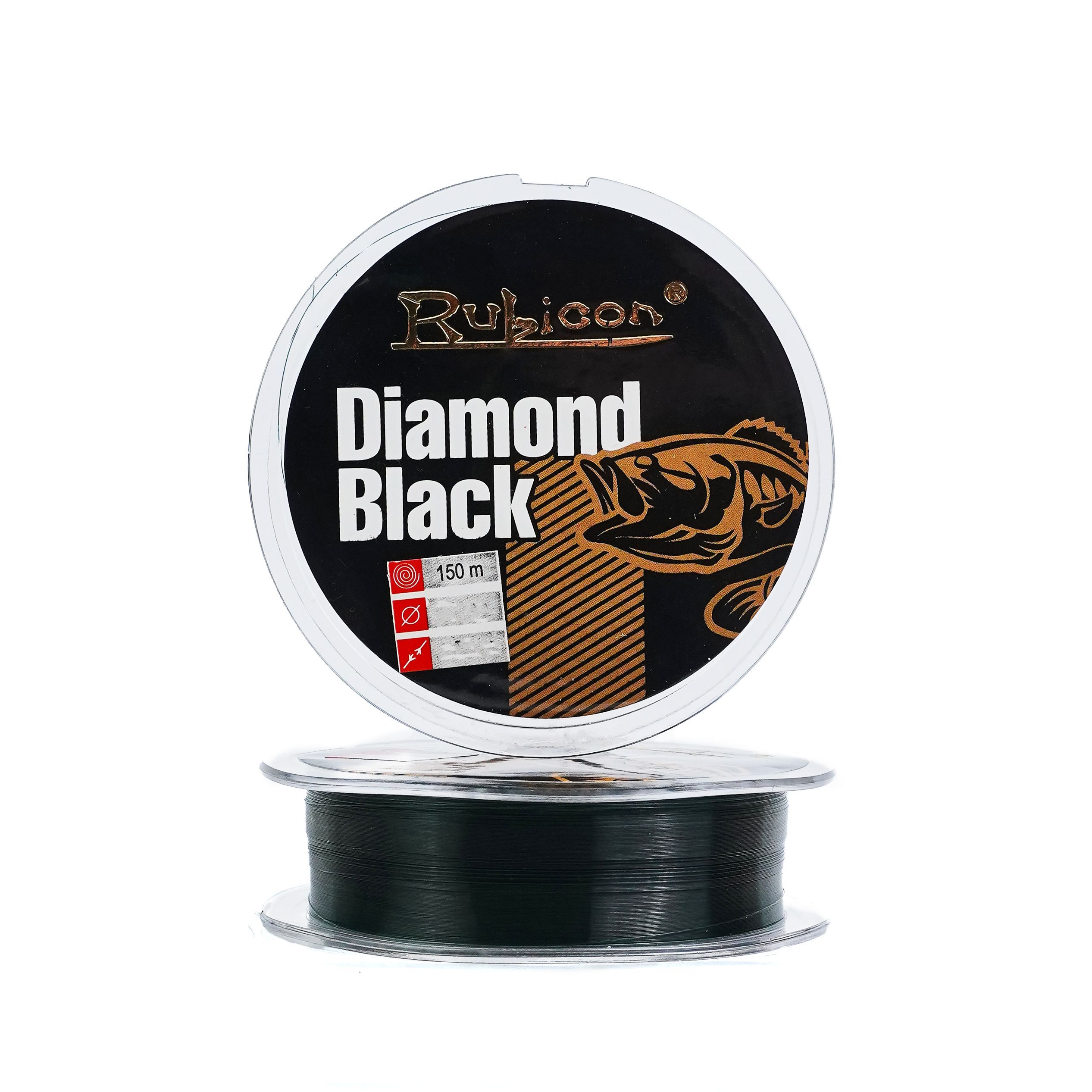 

Монофильная леска для рыбалки RUBICON Diamond Black 150 м 0,25 мм