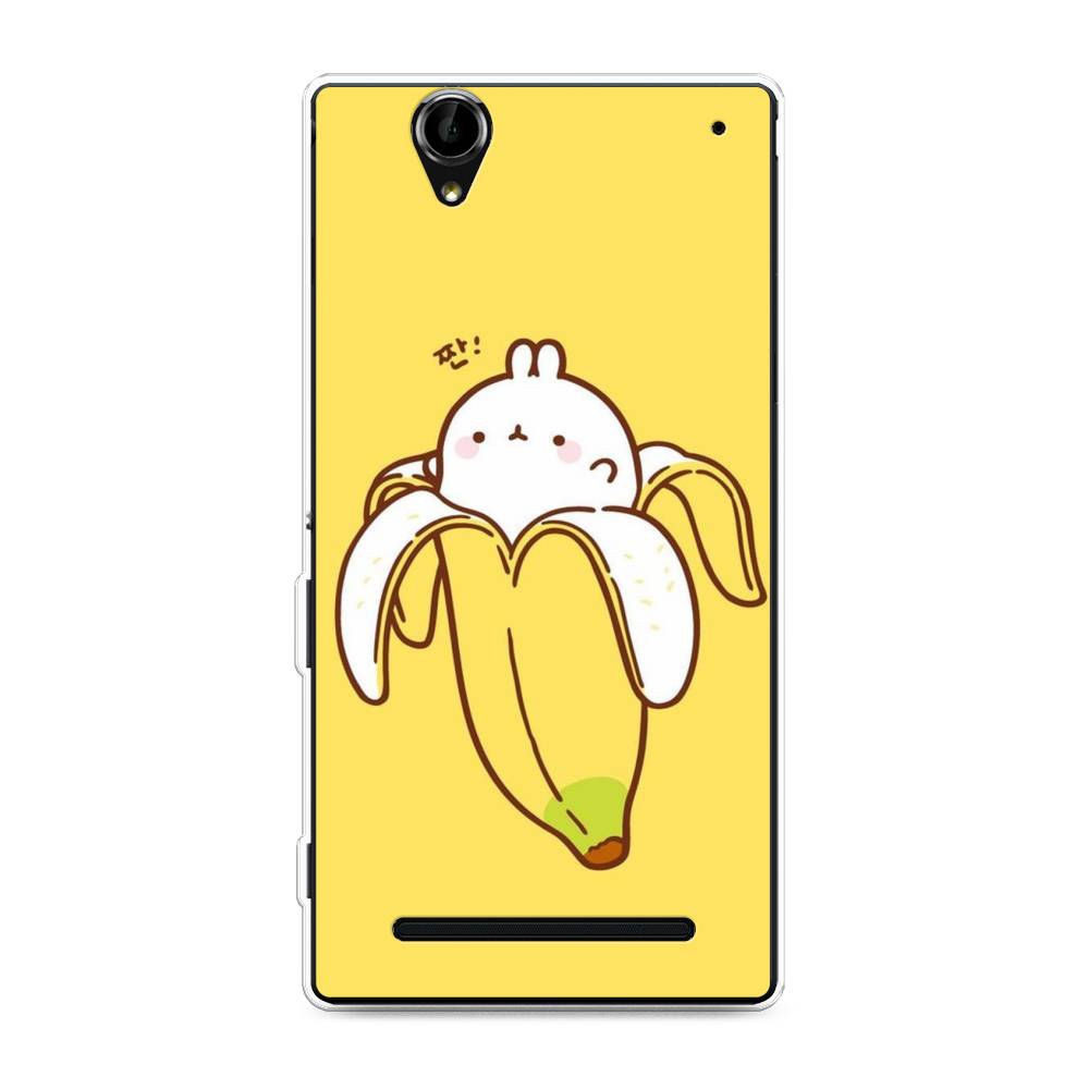 

Чехол Awog на Sony Xperia T2 Ultra "Зайчик-бананчик", Разноцветный, 50950-2