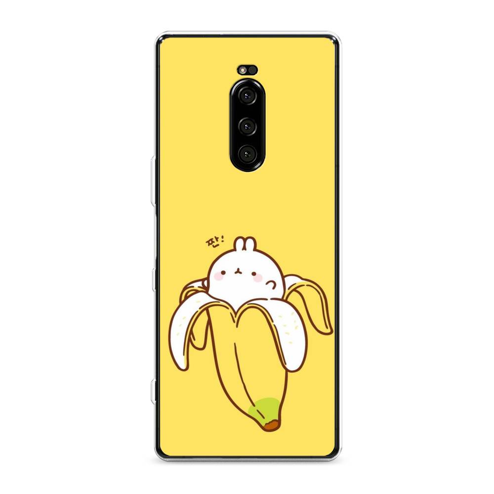 

Чехол Awog на Sony Xperia XZ4/Xperia 1 "Зайчик-бананчик", Разноцветный, 53850-2
