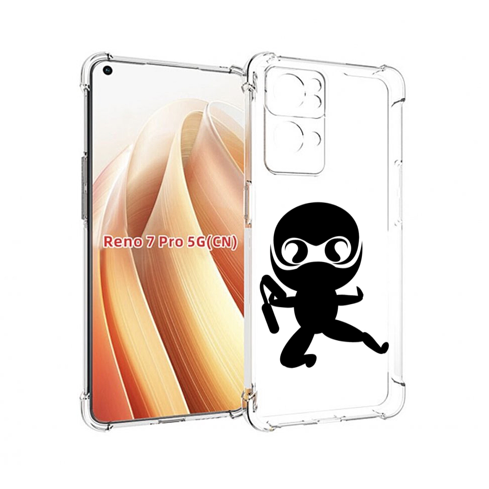 

Чехол MyPads Ниндзя для OPPO Reno7 Pro 5G, Прозрачный, Tocco