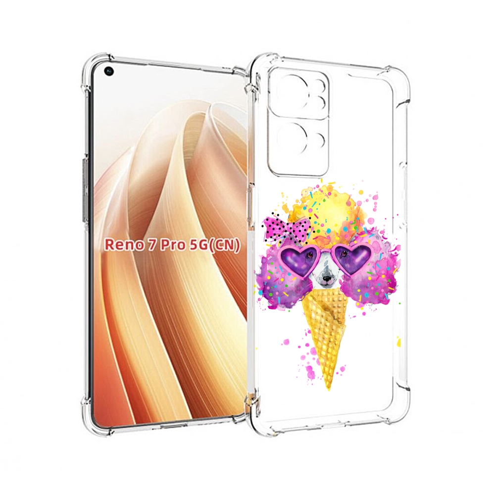 

Чехол MyPads Рожок для OPPO Reno7 Pro 5G, Прозрачный, Tocco