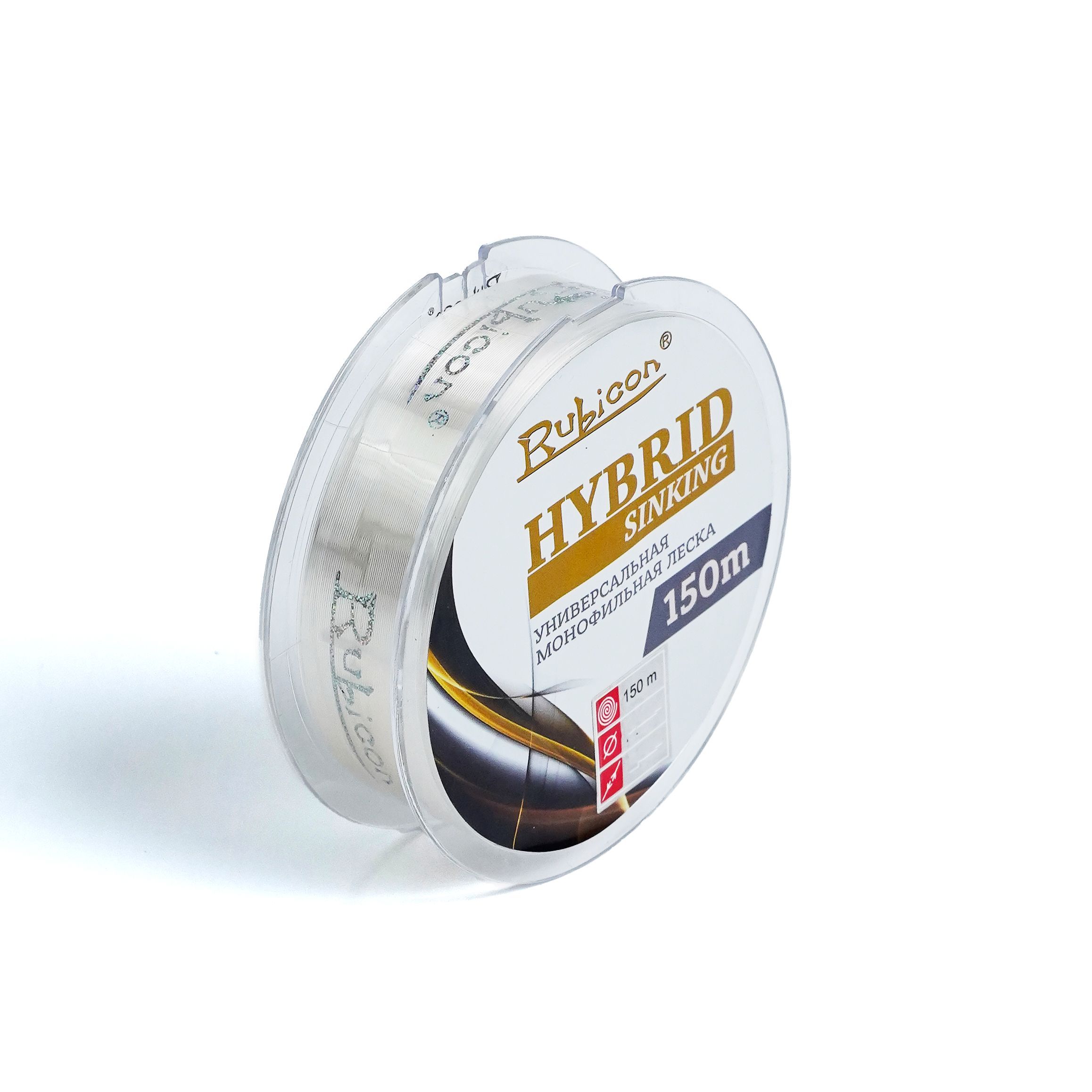 

Монофильная леска для рыбалки RUBICON Hybrid Sinking 150 м, 0,28 мм