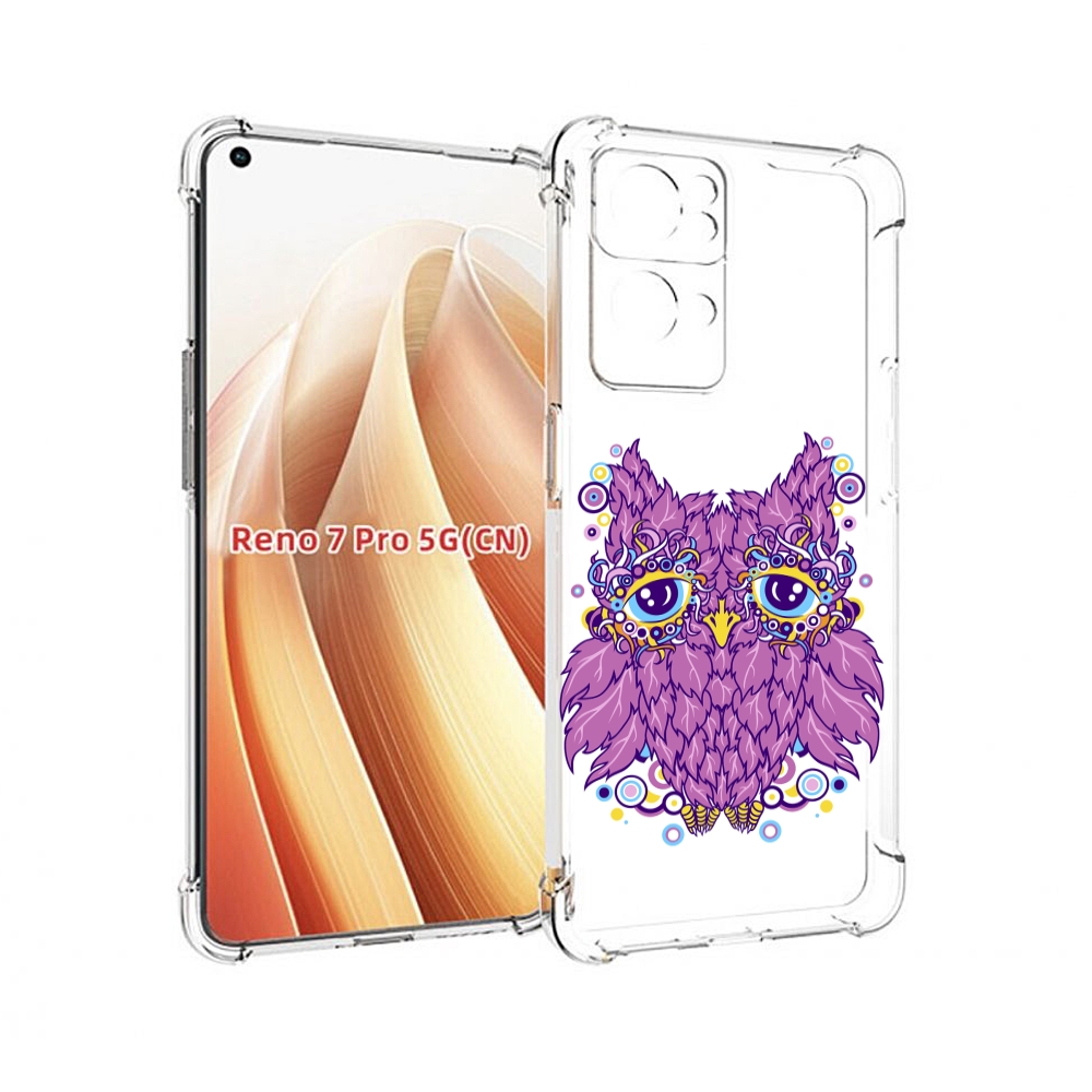 

Чехол MyPads Розовая сова для OPPO Reno7 Pro 5G, Прозрачный, Tocco