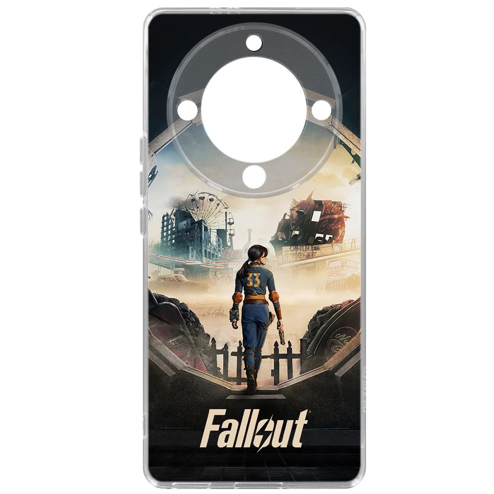 

Чехол-накладка Krutoff Clear Case Фоллаут (Fallout) - Убежище 33 для Honor Magic 5 Lite, Прозрачный