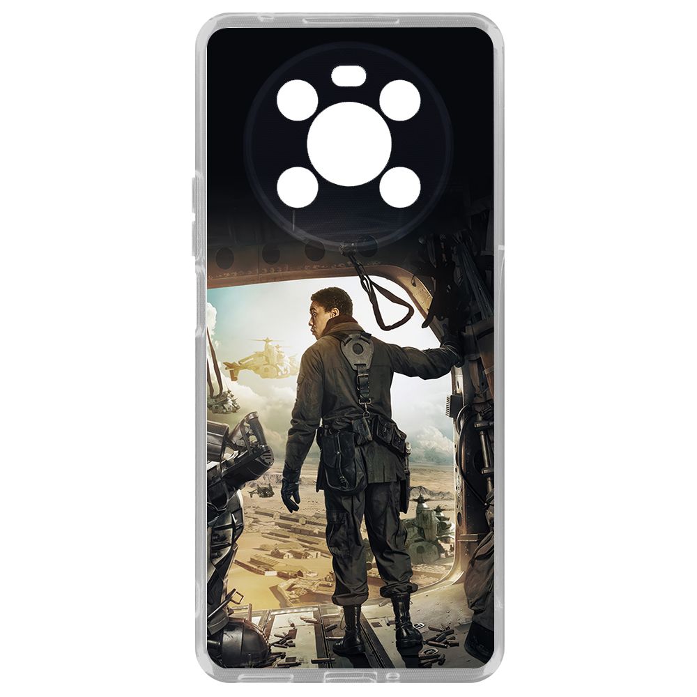 

Чехол-накладка Krutoff Clear Case Фоллаут (Fallout) - Аарон для Honor X30