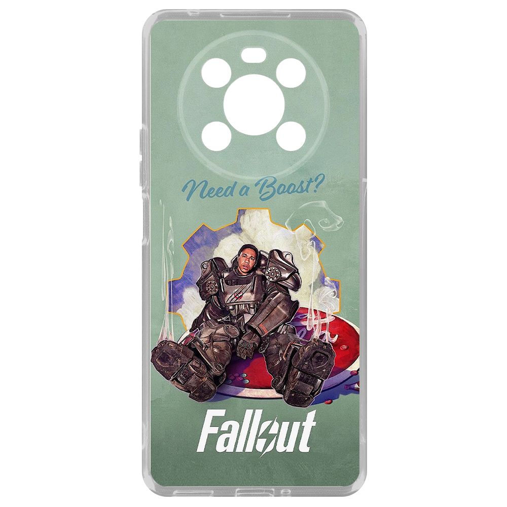 

Чехол-накладка Krutoff Clear Case Фоллаут (Fallout) - Нужно ускорение для Honor X30