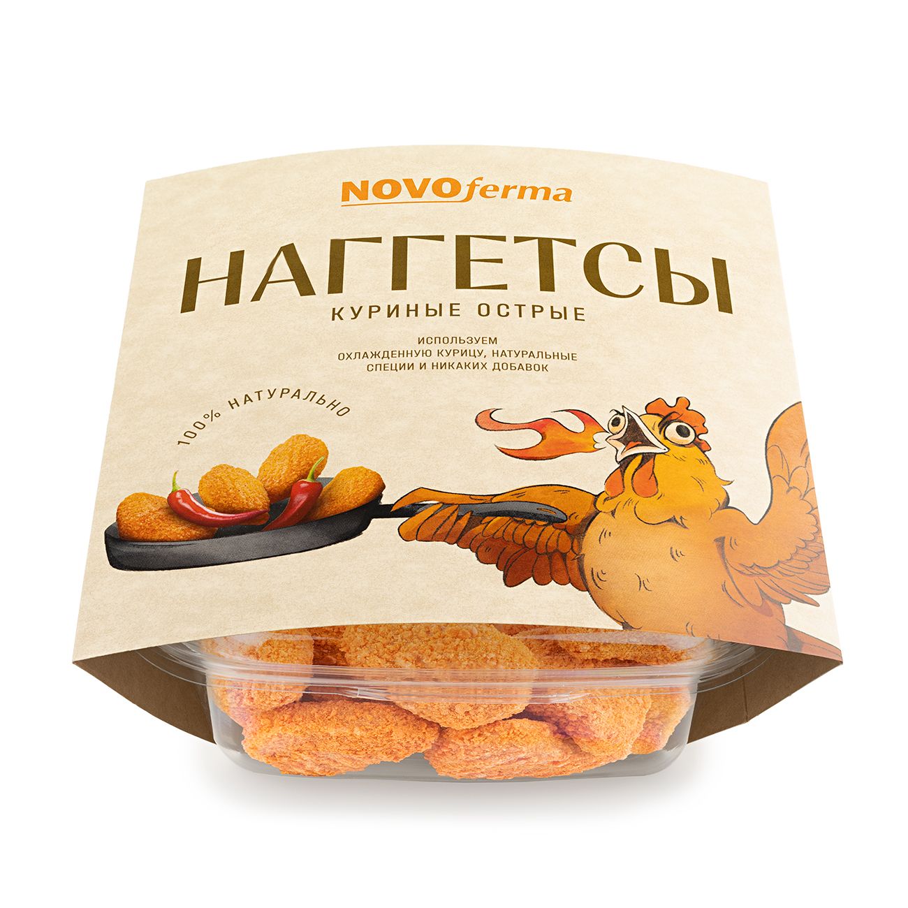 

Наггетсы куриные Novoferma Острые замороженные 400 г