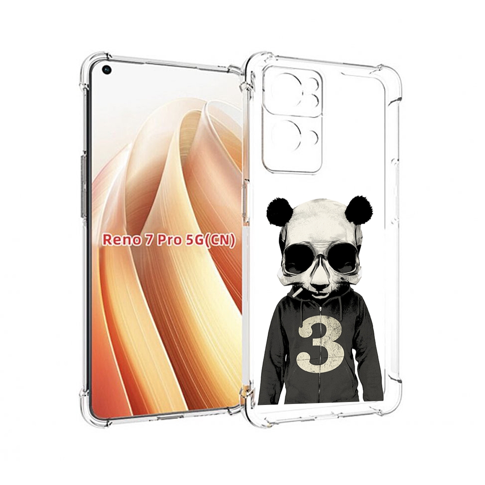 

Чехол MyPads Панда-в-костюме для OPPO Reno7 Pro 5G, Прозрачный, Tocco