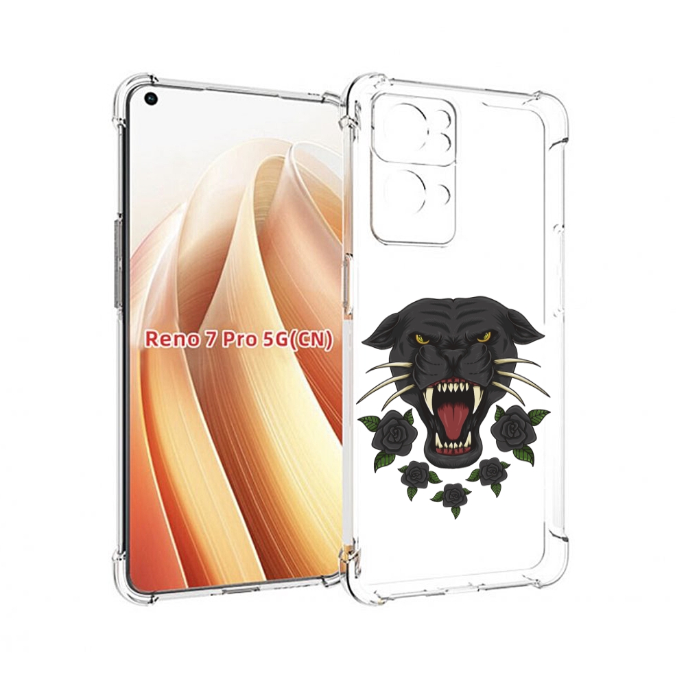 

Чехол MyPads Пантера для OPPO Reno7 Pro 5G, Прозрачный, Tocco