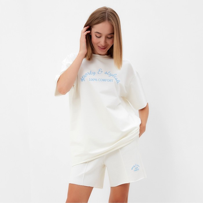 

Костюм женский MINAKU SPORTY & STYLISH белый 48 RU, SPORTY & STYLISH