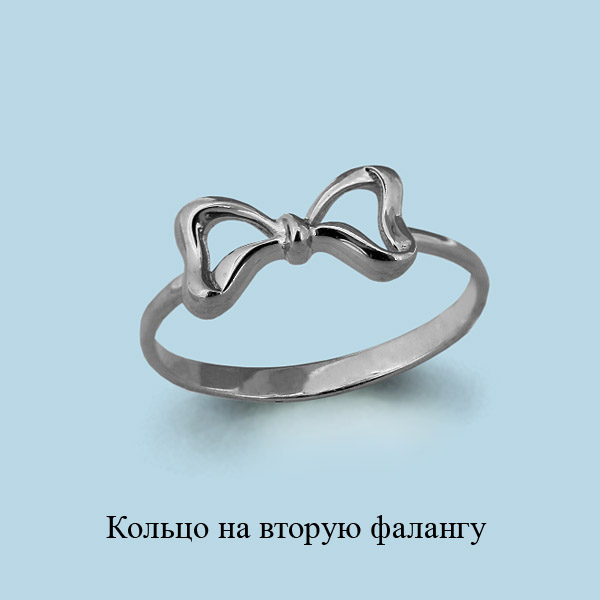

Кольцо фаланговое из серебра р., Aquamarine 57006, 57006_925_р