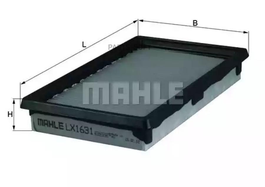 

Фильтр Воздушный Lx1631 Mahle/Knecht арт. LX1631