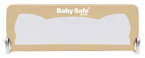 фото Барьер безопасности для кровати baby safe "ушки" 120x66 см, бежевый