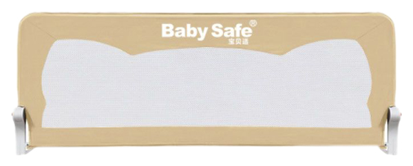 Барьер безопасности для кровати Baby Safe Ушки 150x66 см бежевый 4342₽