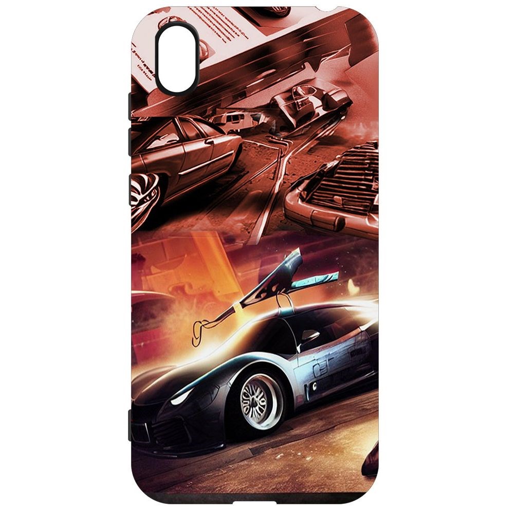 

Чехол-накладка Софт Автодинамика для Honor 8S Prime, Черный