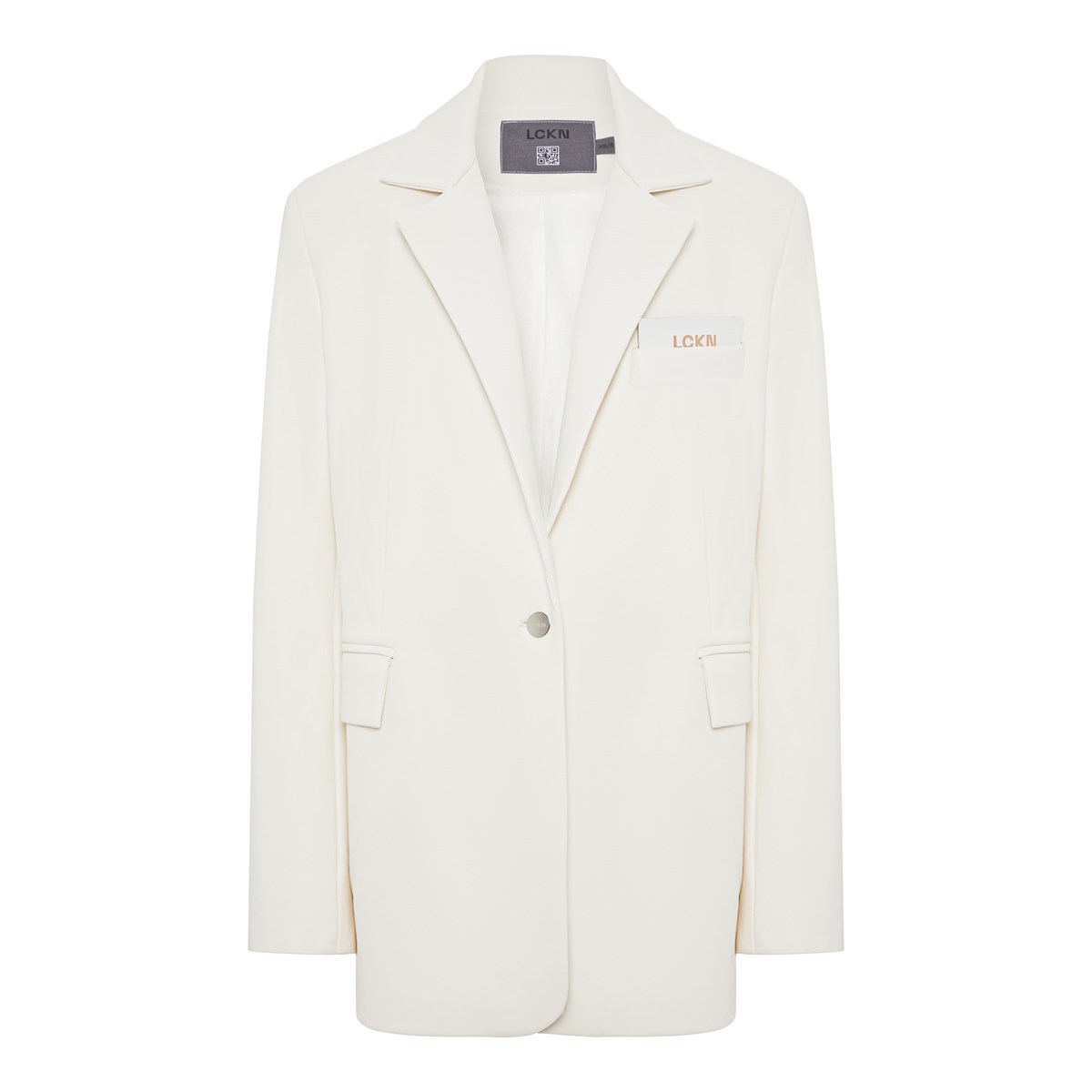 

Жакет женский Lckn 43746 белый M/L, 43746
