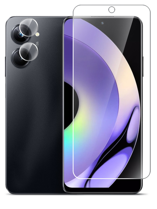 

Гибридное защитное стекло на экран и камеру Realme 10 Pro, Realme 10 Pro