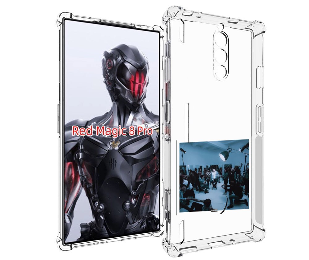 Чехол MyPads Уроборос Скриптонит для ZTE Nubia Red Magic 8 Pro / Red Magic 8 Pro Plus