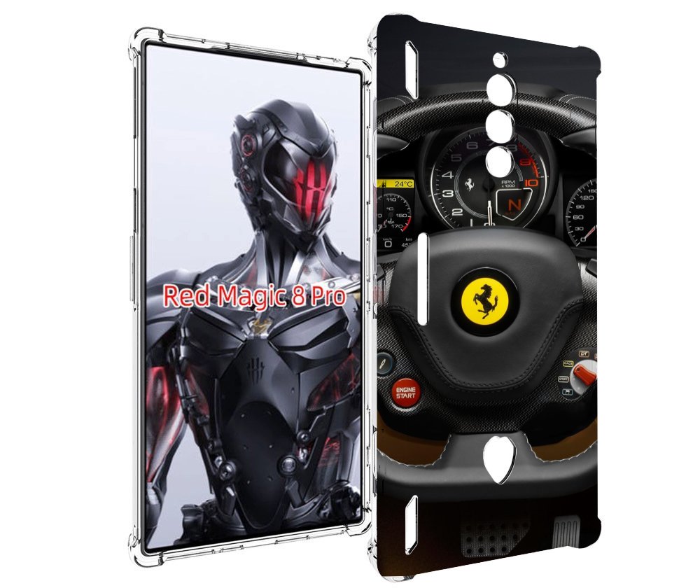 

Чехол MyPads Ферарри для ZTE Nubia Red Magic 8 Pro / Red Magic 8 Pro Plus, Tocco