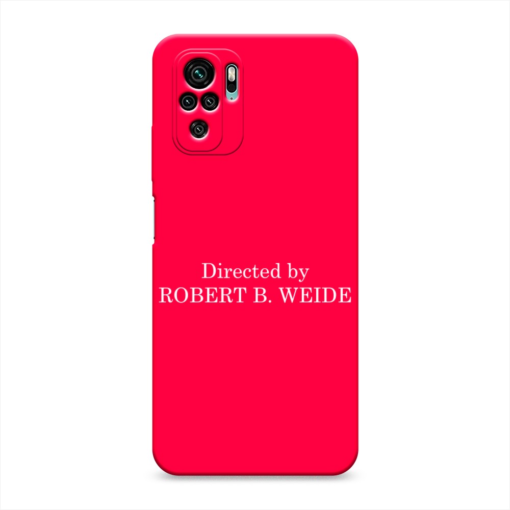 фото Матовый силиконовый чехол "robert b weide" на xiaomi redmi note 10 awog