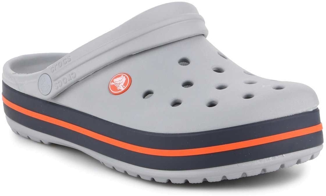 

Сабо унисекс Crocs Crocband серые M8 US;W10 US, Серый, Crocband
